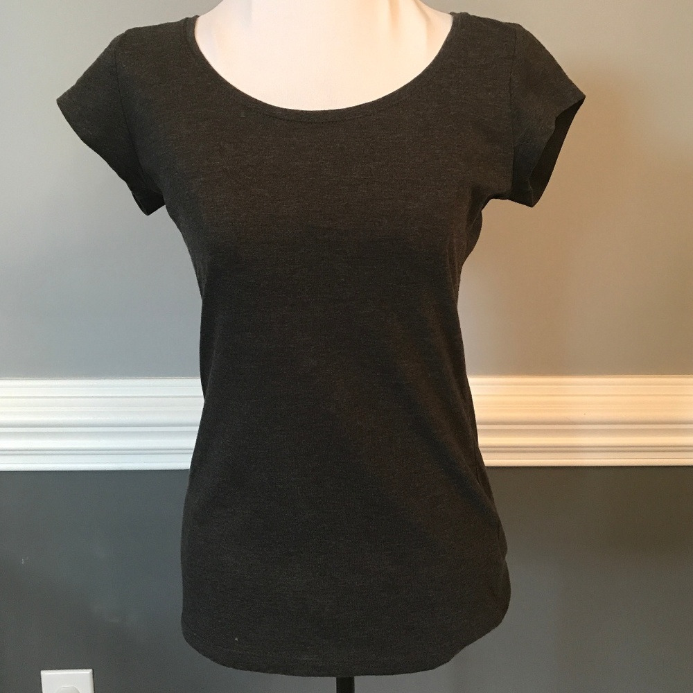 H&M L.O.G.G. Plain Grey Tee